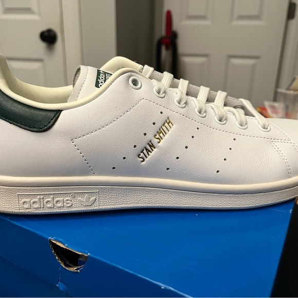 adidas Other - Adidas Stan Smith White with Green Accents Men's Sneakers